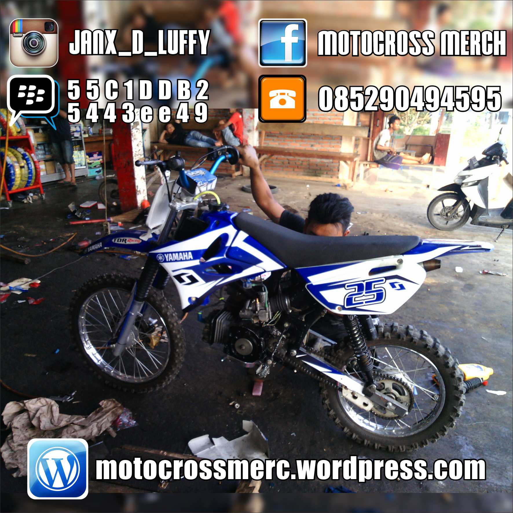 Decal Yamaha Yz85 Motocross Merch