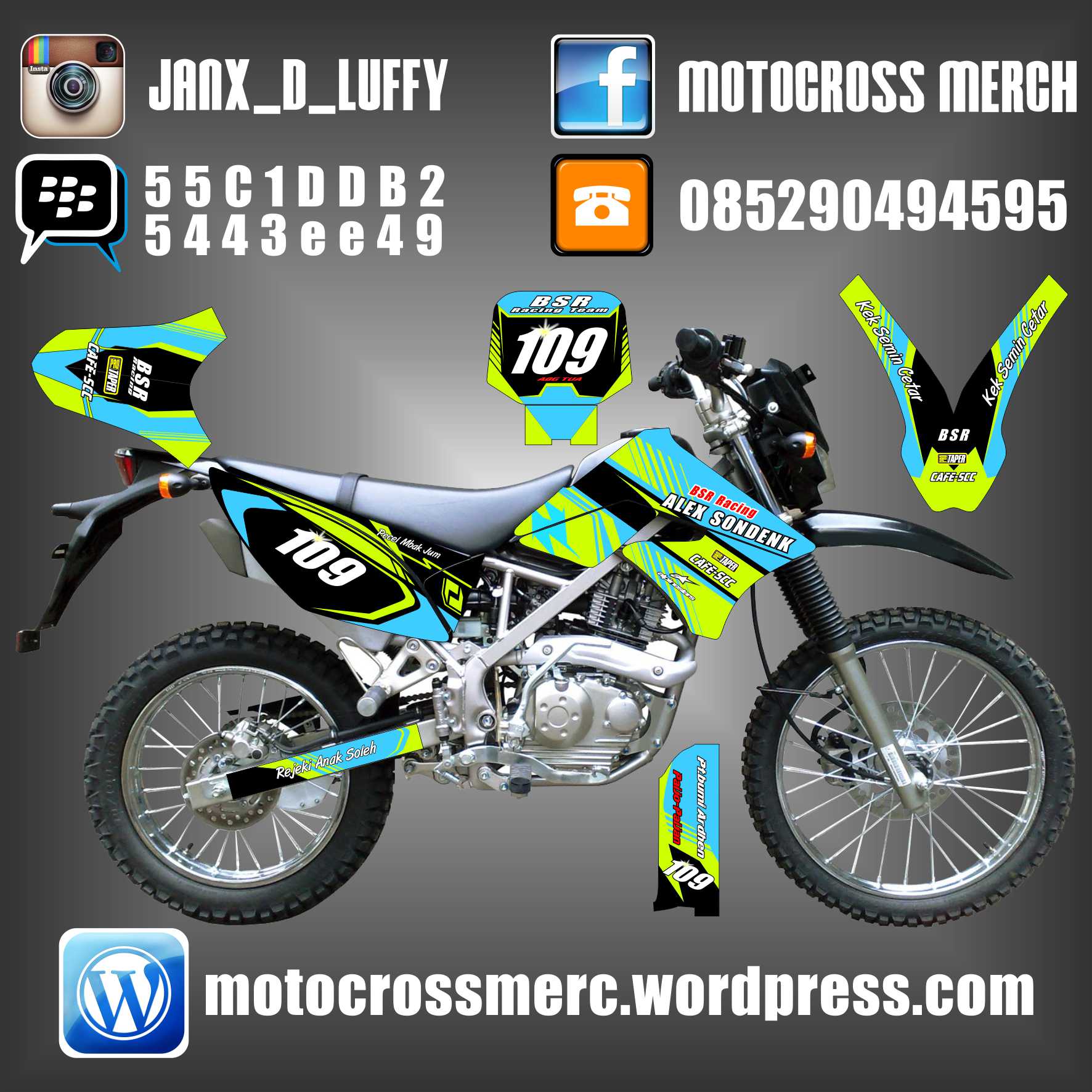 MODIFIKASI MOTOR Motocross Merch
