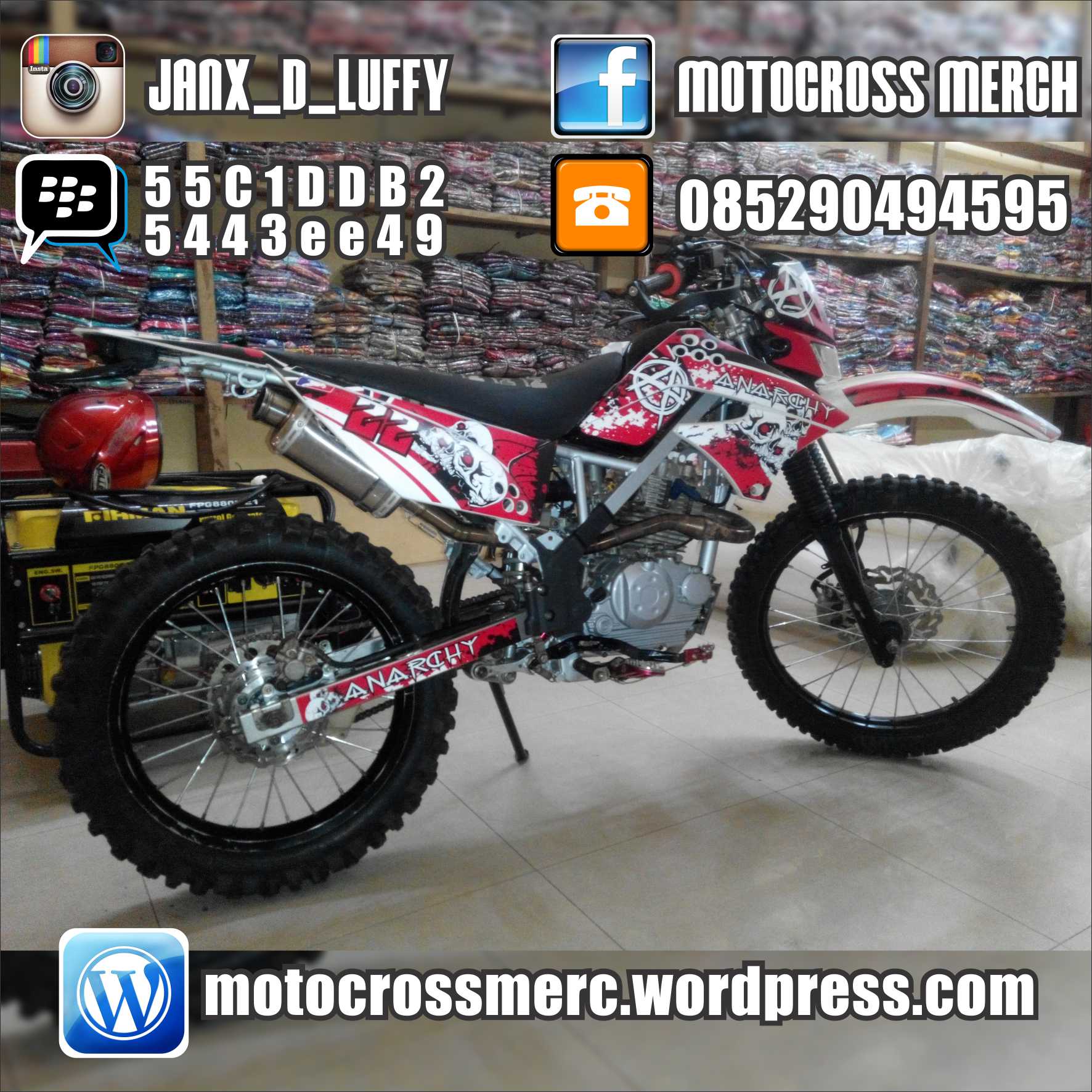 MODIFIKASI MOTOR Motocross Merch